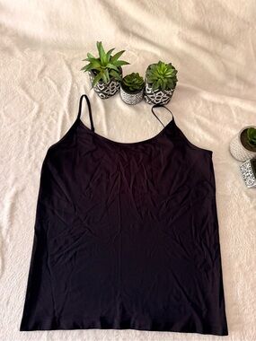 New Worthington Black Stretch Cami Camisole Size XL-2XL NWOT